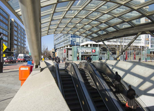 The SW Waterfront metro station at Lex and Leo at Waterfront Station, Washington, District of Columbia 20024