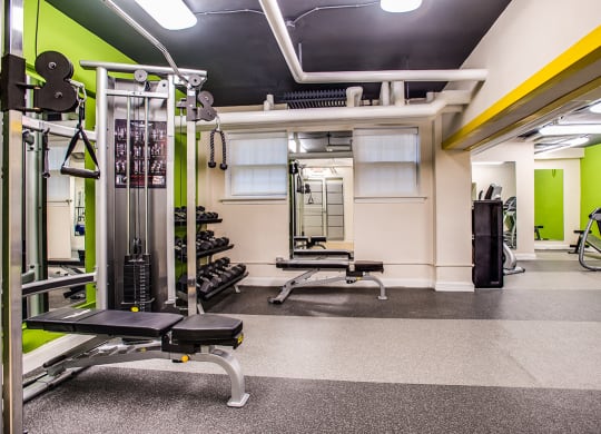 Fitness center at Connecticut Gardens, Washington, 20009