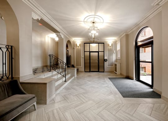 Building lobby at 4115 Wisconsin, Washington, Washington