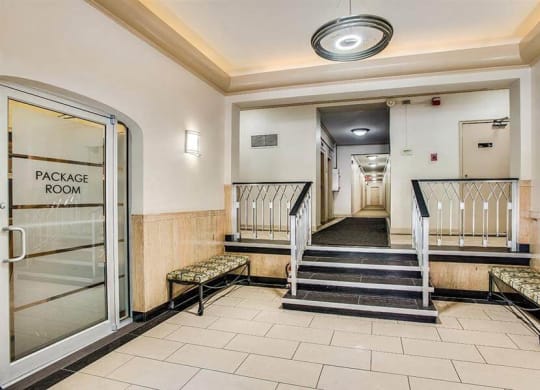 Lobby and Package Room at The York and Potomac Park, Washington