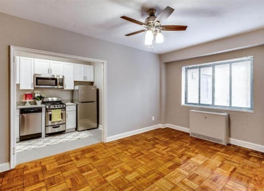Renovated studio apartment at The York and Potomac Park, Washington, 20006