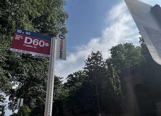 D60 bus route near The Diplomat Apartments in Washington DC