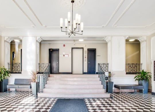 Building lobby at Paramount, Washington