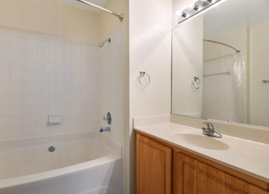 Bathroom With Bathtub at The Residences at King Farm, Maryland