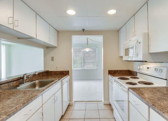 Apartment kitchen with classic finishes  at Lenox Park, Silver Spring, MD, 20910