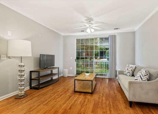 Modern Living Room at The Residences at King Farm, Maryland