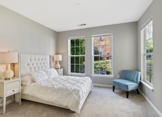 Gorgeous Bedroom at The Residences at King Farm, Rockville