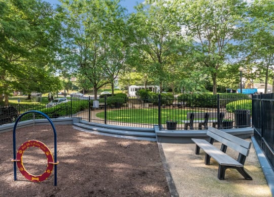 Dog park  at Lenox Park, Maryland, 20910