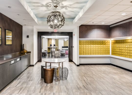 Community mail room  at Lenox Park, Silver Spring, MD, 20910