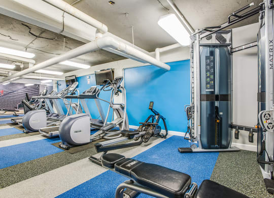 Fitness center  at Highview and Castle Manor, Washington, DC, 20009