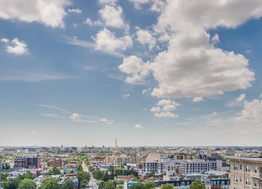Rooftop view of DC at Highview and Castle Manor, Washington, Washington