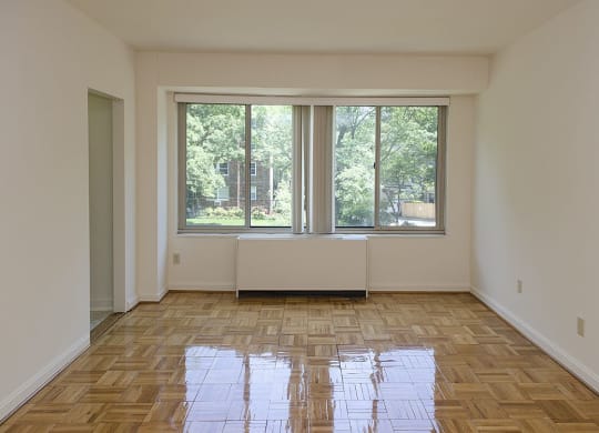 Vacant Living Room at Idaho Terrace, Washington, DC, 20016