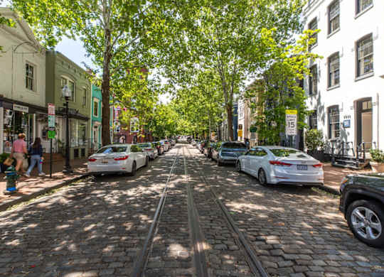 Serene Georgetown neighborhood
