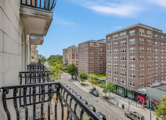 Apartment balcony at Kalorama Park, Washington, DC 20009