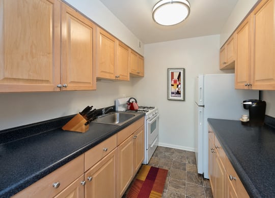 Kitchen (staged) at Legation House in Washington, DC 20015