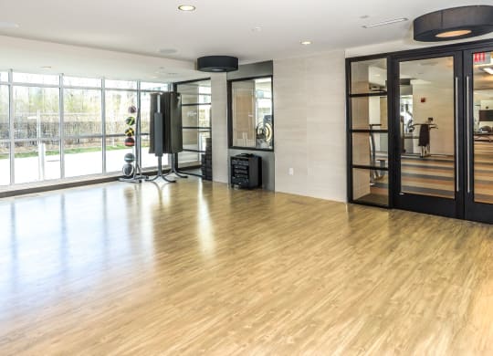 Fitness studio at Lex and Leo at Waterfront Station, Washington, DC