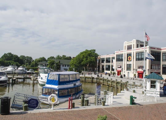 Waterfront in Old Town Alexandria, Virginia