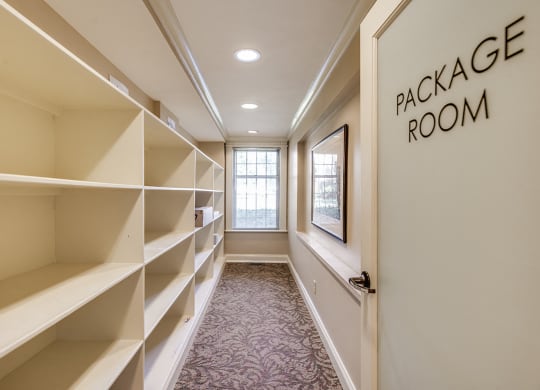 Package room at Mason Hall in Alexandria, VA 22314