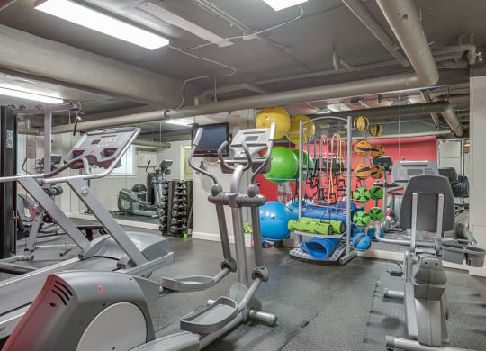 Fitness center at The Melwood, Washington