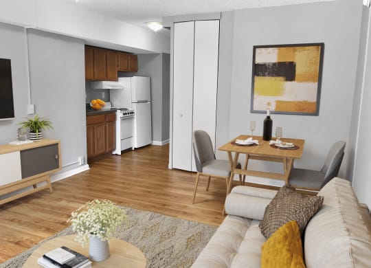 Living And Dining Area at Palisades, Washington, DC