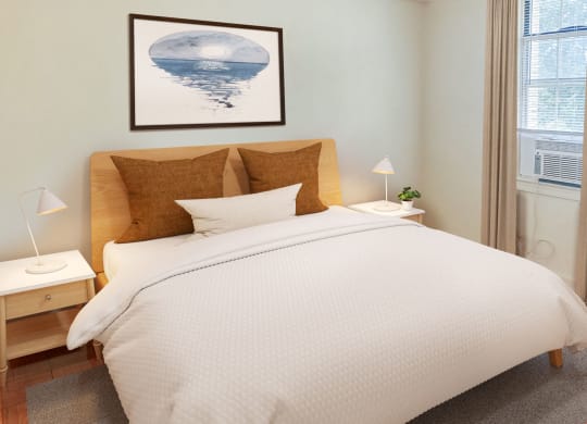 Bedroom (virtually staged) at Park Crest Apartments, Washington