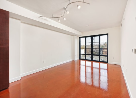 Empty living and dining at Park Place at Petworth, District of Columbia
