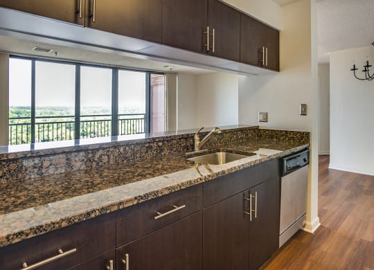 Granite Counter Tops In Kitchen at Residences at Rio, Maryland