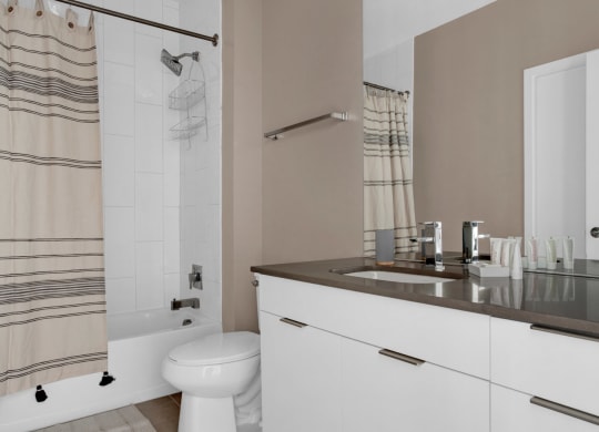 bathroom (staged) at The Shay, Washington