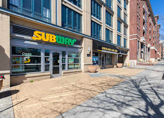 A Subway restaurant is located near Park Place at Petworth Apartments at 850 Quincy Street, NW, Washington, DC