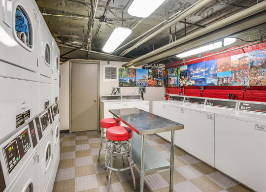 Laundry room at The Melwood, Washington, DC