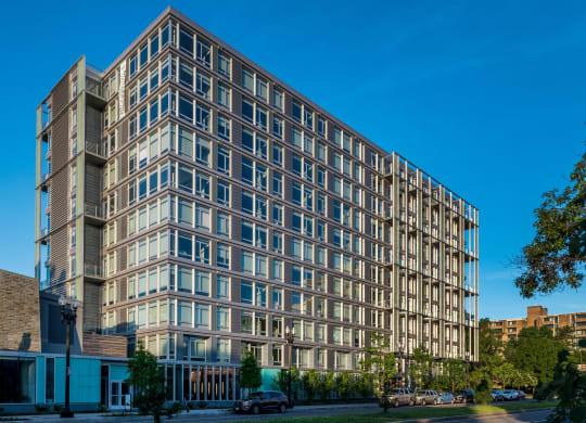 Building exterior at Valo Apartments, Washington, DC 20024