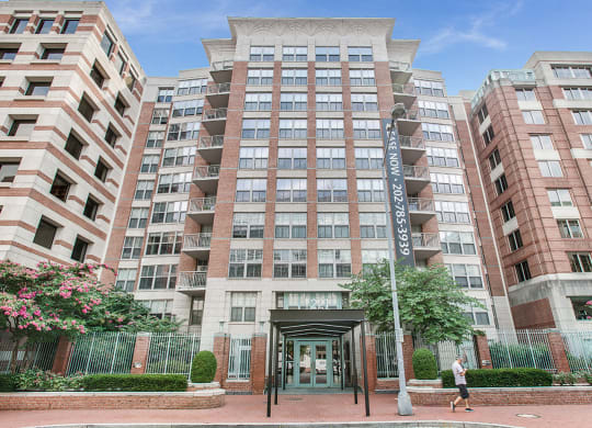 Building exterior at West End Residences, Washington, DC