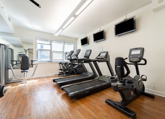 Fitness center at West End Residences, Washington, DC, 20037
