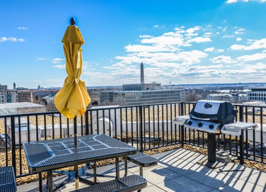 Rooftop deck at The York and Potomac Park, Washington, DC, 20006