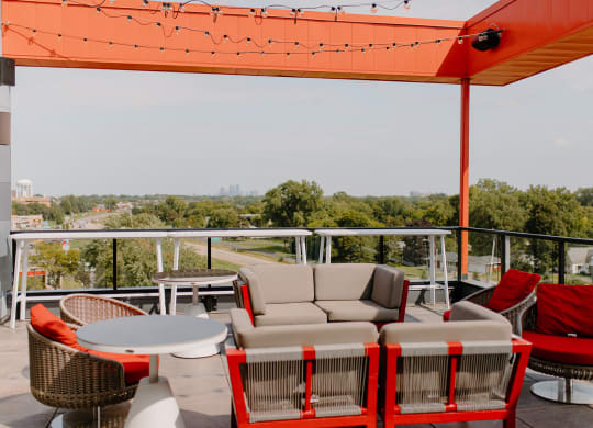 Rooftop Lounge at Hello Apartments, Minnesota, 55427