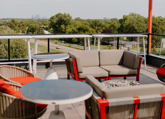 Rooftop Patio at Hello Apartments, Minnesota