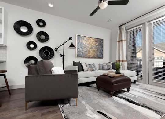 Wood inspired laminate flooring
