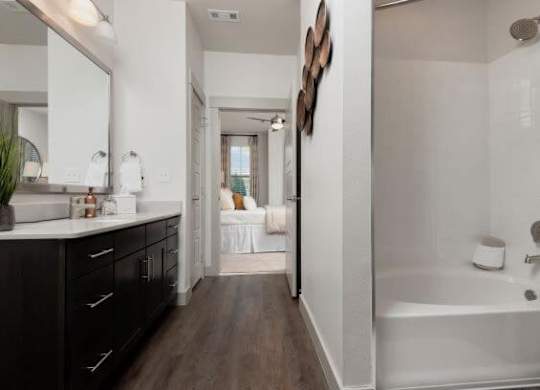 Spacious Bathrooms with Oval soaking tubs