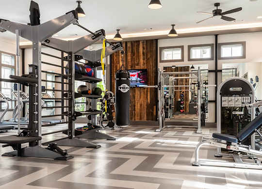 Two Level Fitness Center at Retreat at Ironhorse, Franklin, 37069
