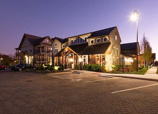 Stunning evening lighting at Retreat at Ironhorse, Tennessee