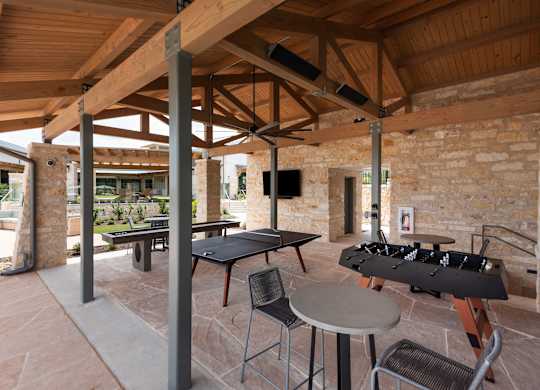 Outdoor Entertainment Areas at The Artesian at Bee Cave