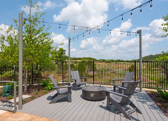 Outdoor Fire Pit Area at The Artesian at Bee Cave