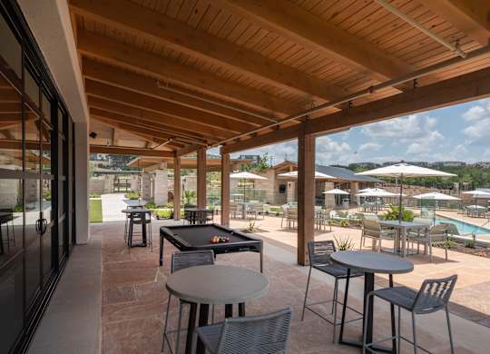 Outdoor Entertainment Areas at The Artesian at Bee Cave