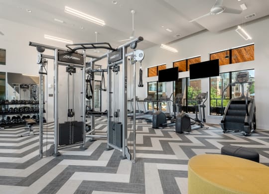 The Atwater Apartments Resident Lounge Fitness Center