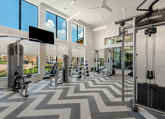 The Atwater Apartments Resident Lounge Fitness Center