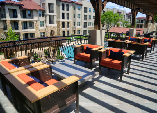outdoor seating at the grove resort & spa