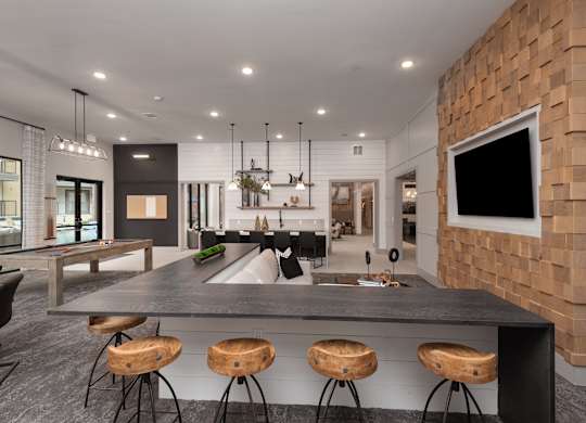 Modern Island With Bar-style Seating