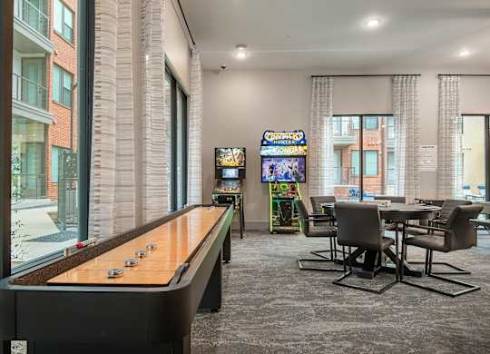 Game Room With Billiards Table And Games
