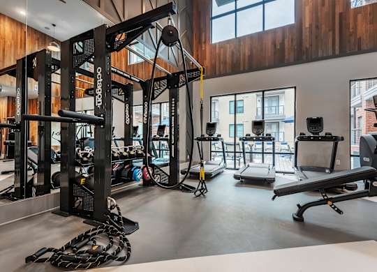 Gym With A Variety Of Equipment