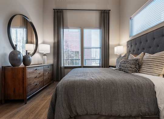 Spacious Bedroom With Large Windows